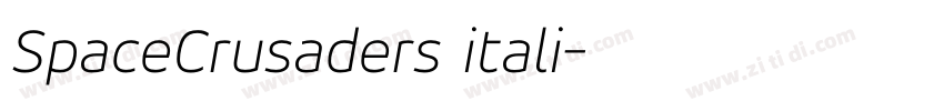 SpaceCrusaders itali字体转换